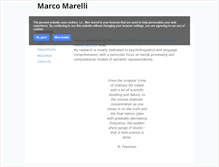 Tablet Screenshot of marcomarelli.net